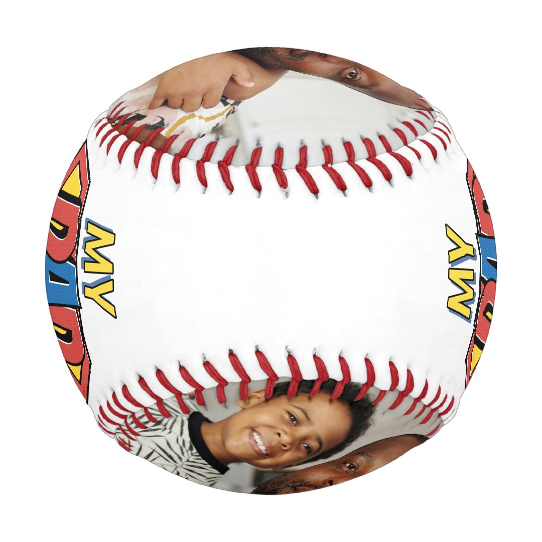 Happy Fathers Day My Dad Is My Hero Baseball