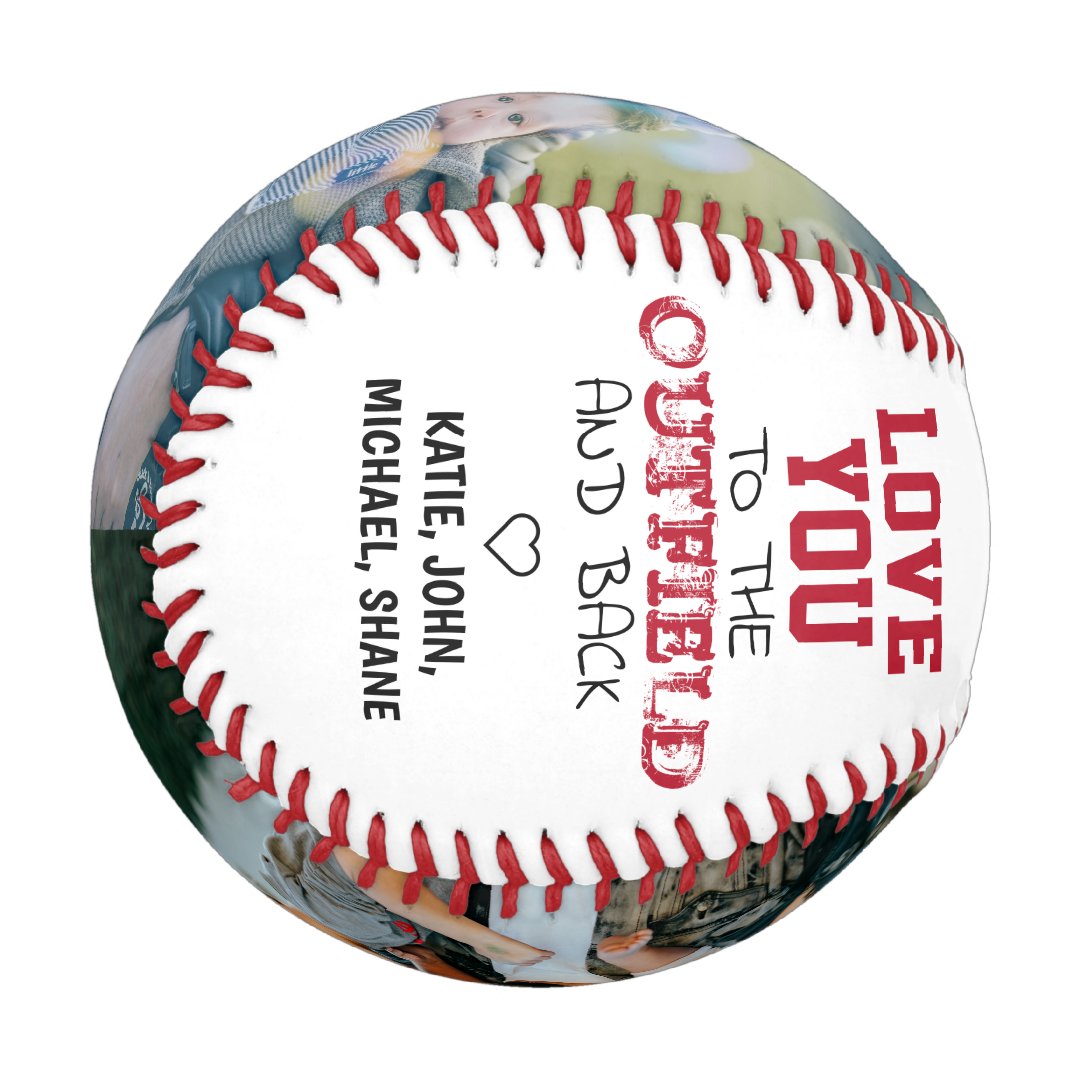 Love you to the Outfield and Back Father's Day Baseball