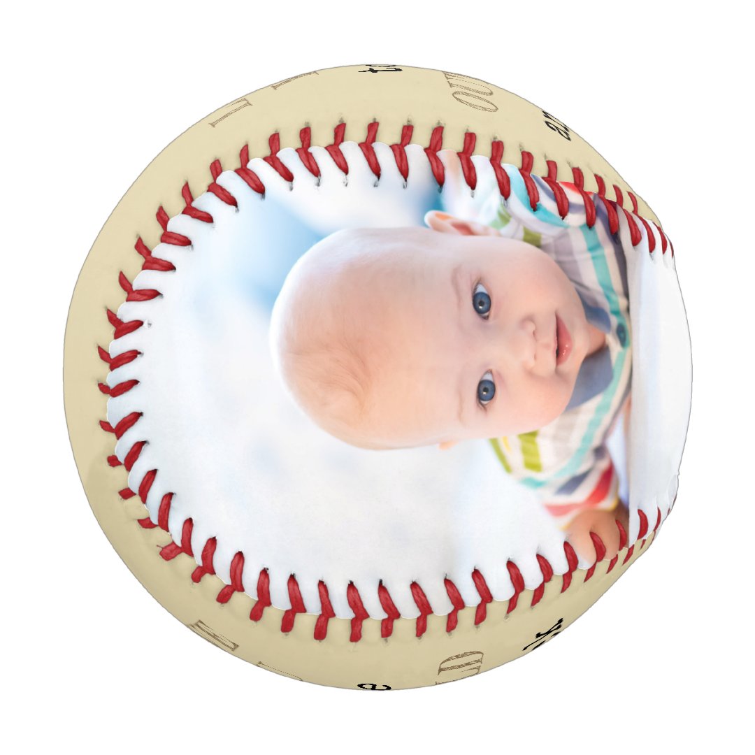 Love you to the Outfield and Back - Custom Photo Baseball