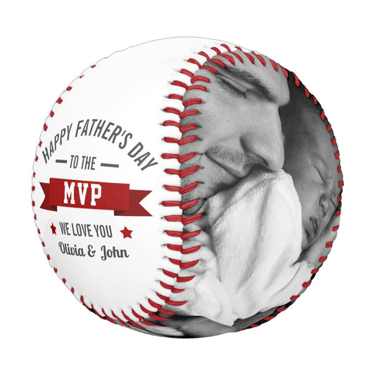 Father's Day/Birthday From Kids MVP Photo Baseball