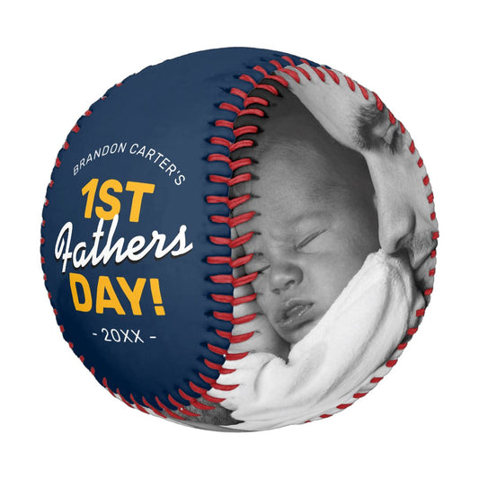 First Father's Day Dad Baseball