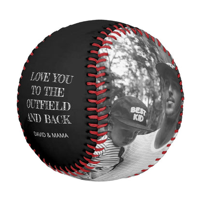 Love You to the Outfield and Back Fathers Day Gift Baseball