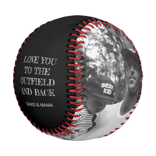 Love You to the Outfield and Back Fathers Day Gift Baseball