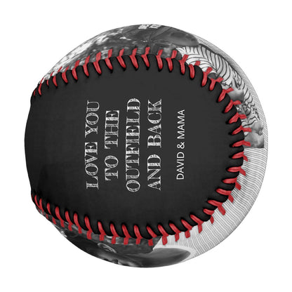 Love You to the Outfield and Back Fathers Day Gift Baseball