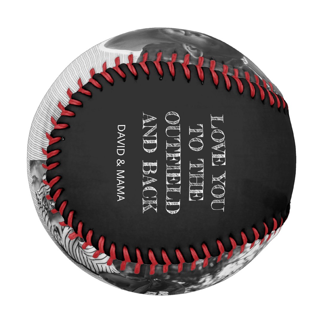 Love You to the Outfield and Back Fathers Day Gift Baseball